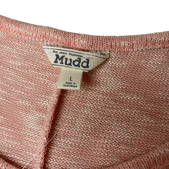 NWT Mudd Sharkbite hem sweater tunic womens large - Picture 4 of 9